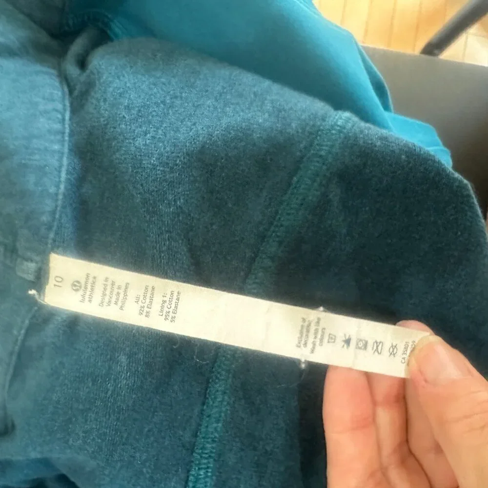 Lululemon Coast Wrap II Jacket Long Sleeve Top Coat Size 10 Teal